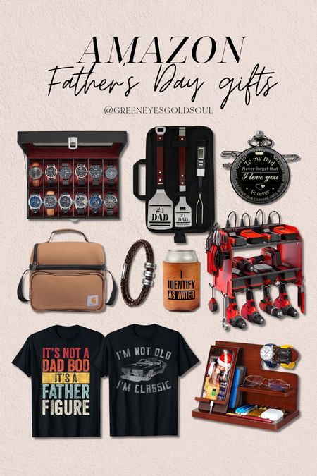 Amazon Father’s Day gifts! 💗
Watch box, Father’s Day, apron, grill master, tool kit, lunch box, tshirts, dad shirts, pocket watch, bracelet 

#LTKGiftGuide #LTKMens #LTKFindsUnder100