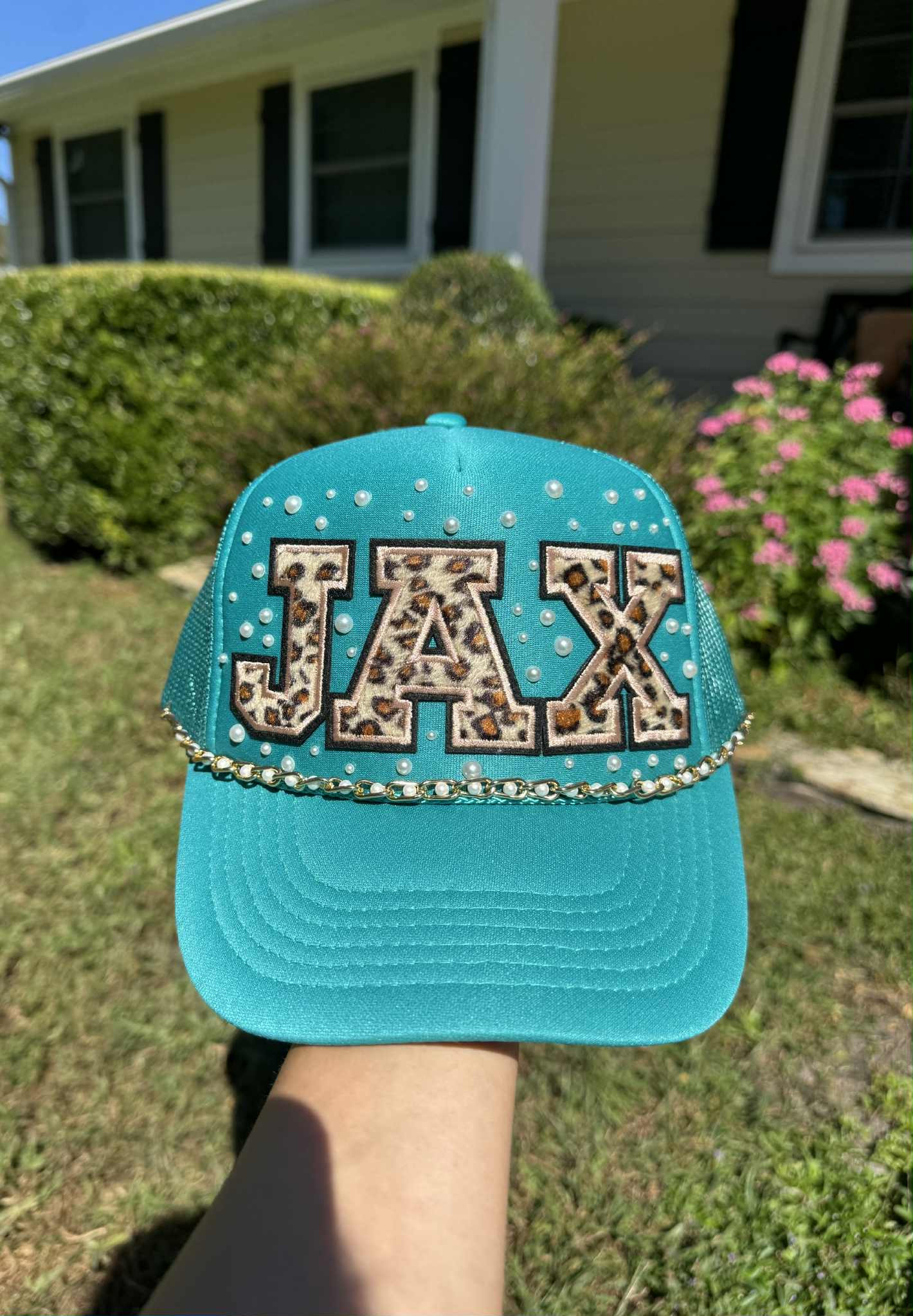 obsessed with this custom trucker hat! 
i got this one from the hat lab in callahan! 

#LTKStyleTip #LTKSeasonal
