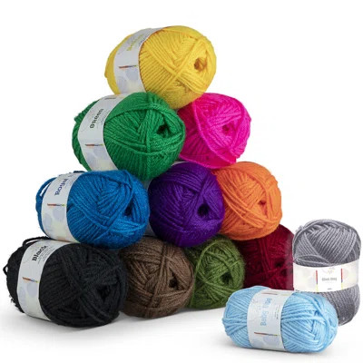 Soft Cotton Multicolored Crochet Yarn for Knitting and Crafts | Wayfair North America
