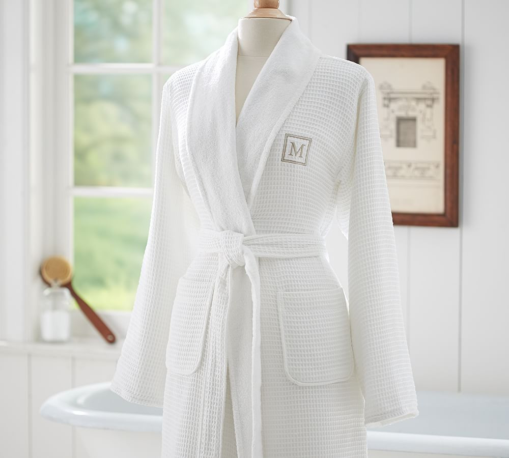 Waffle Weave Resort Robe | Pottery Barn (US)