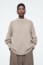 CHUNKY PURE CASHMERE CREW-NECK JUMPER | COS UK