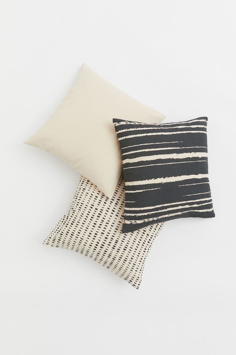 3-pack Cushion Covers | H&M (US + CA)