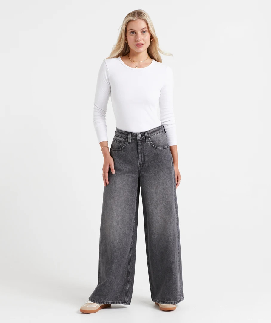 BIANCA MID RISE BAGGY JEAN | Sportsgirl
