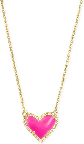 Kendra Scott Ari Heart Adjustable Length Pendant Necklace for Women, Fashion Jewelry | Amazon (US)
