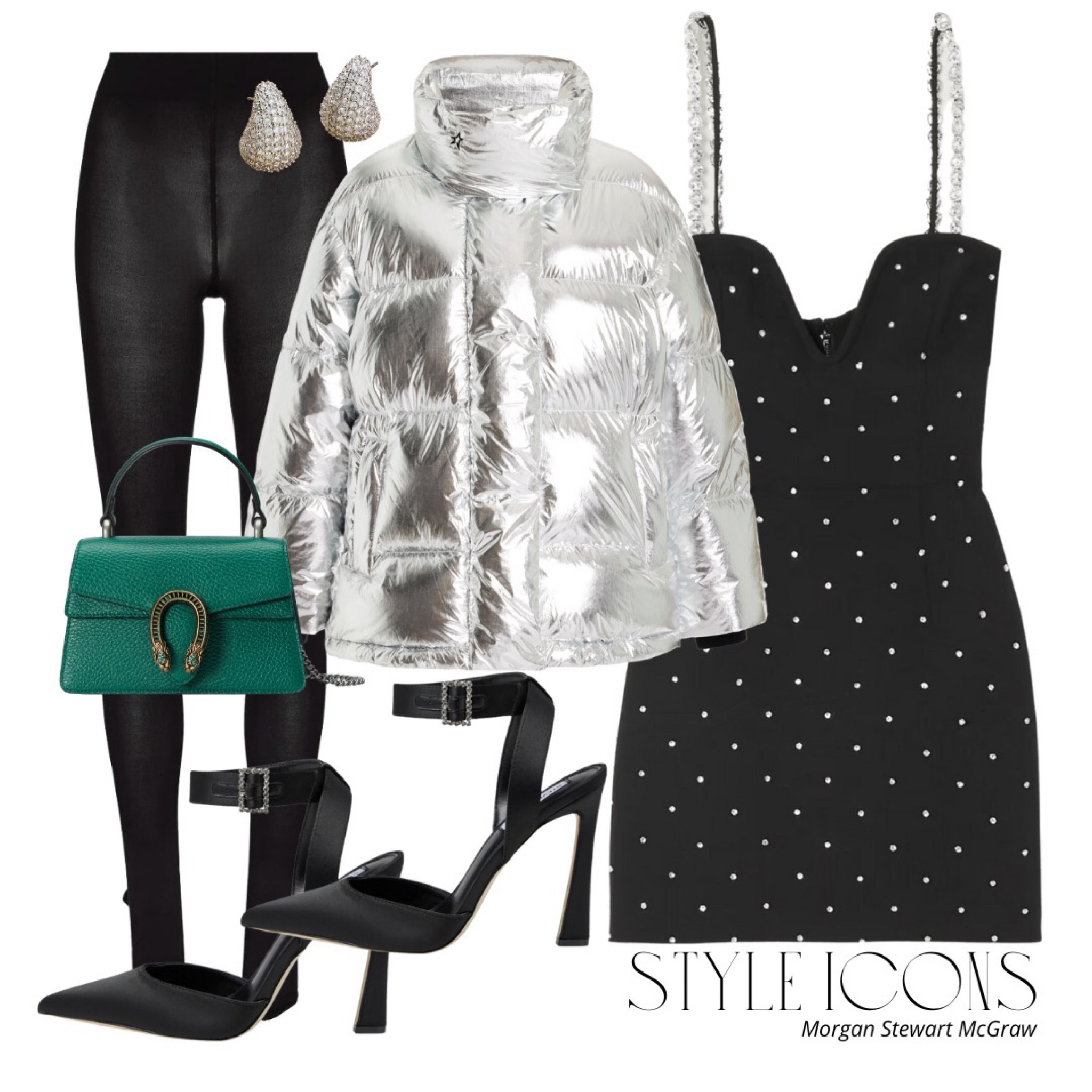 Morgan Stewart inspired holiday look 💚✨