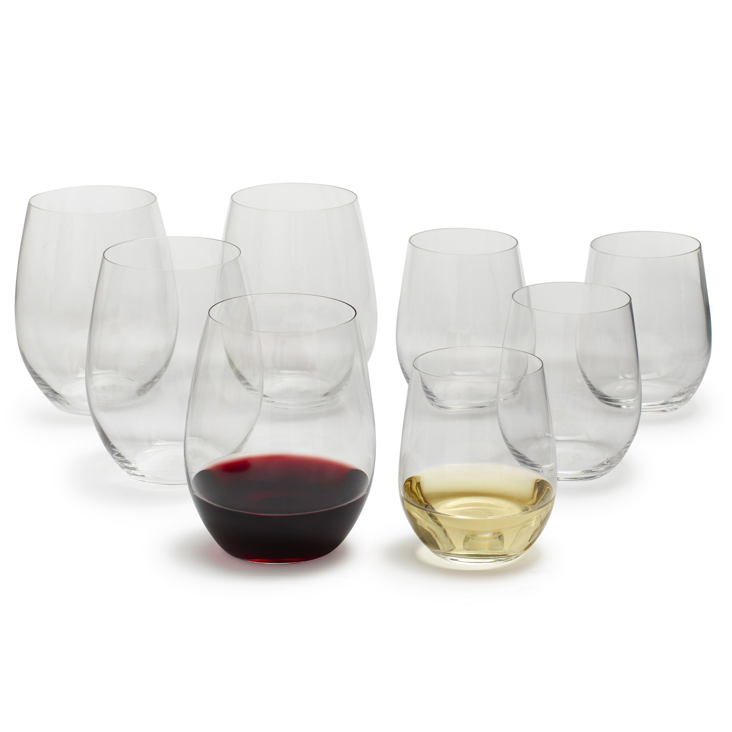 Riedel O Chardonnay and Cabernet Stemless Wine Glasses | Sur La Table