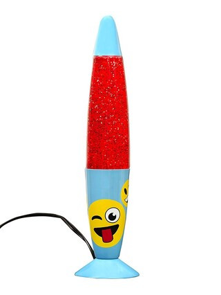 13" Emoji Lamp, Emoticon Glitter Lamp, Kids Bedroom Calming Lamp | Michaels | Michaels Stores
