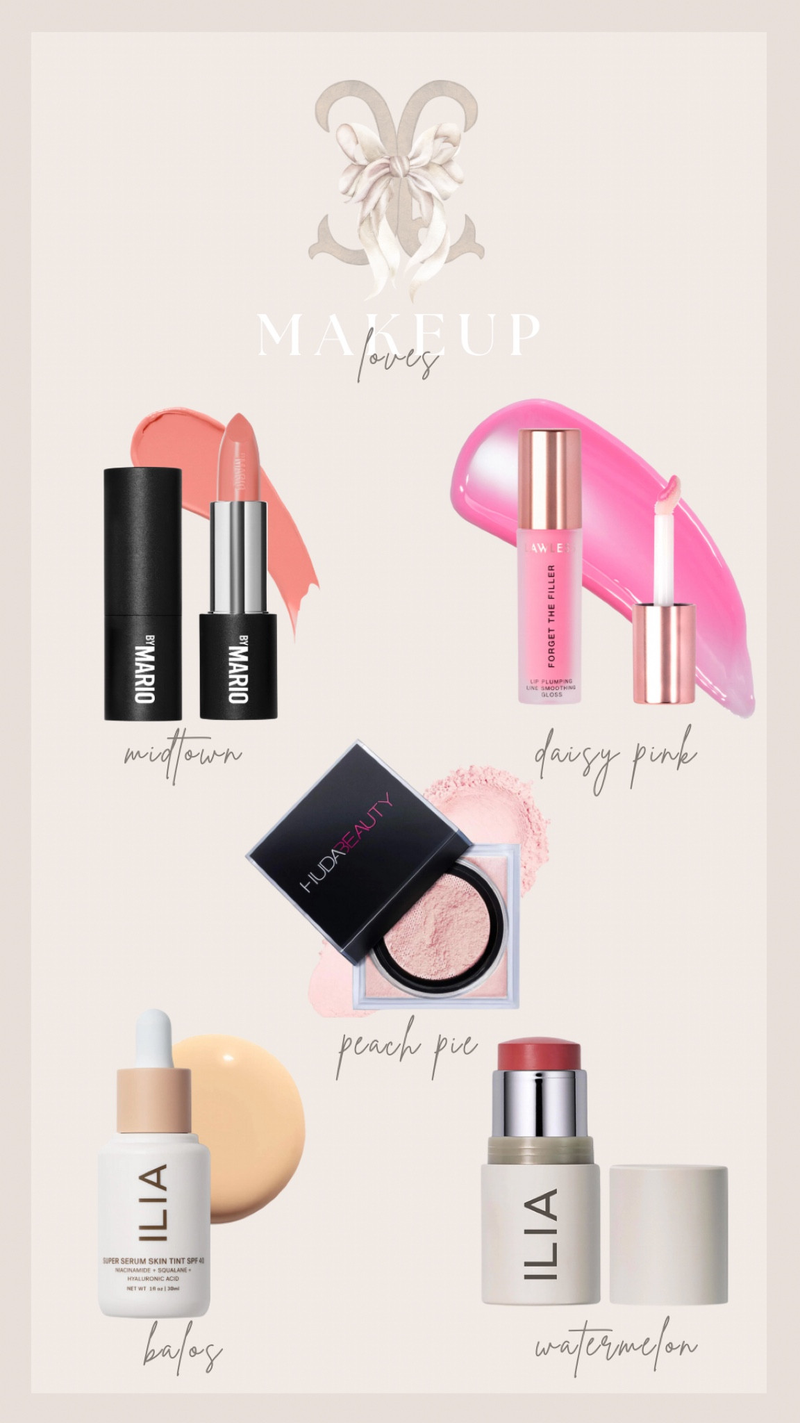 Some of my favorites at sephora, Ilia is a new try for me but I love that the skin tint is SPF 40!

#LTKBeauty