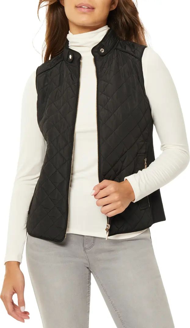 Jones New York Quilted Zip Vest | Nordstrom | Nordstrom