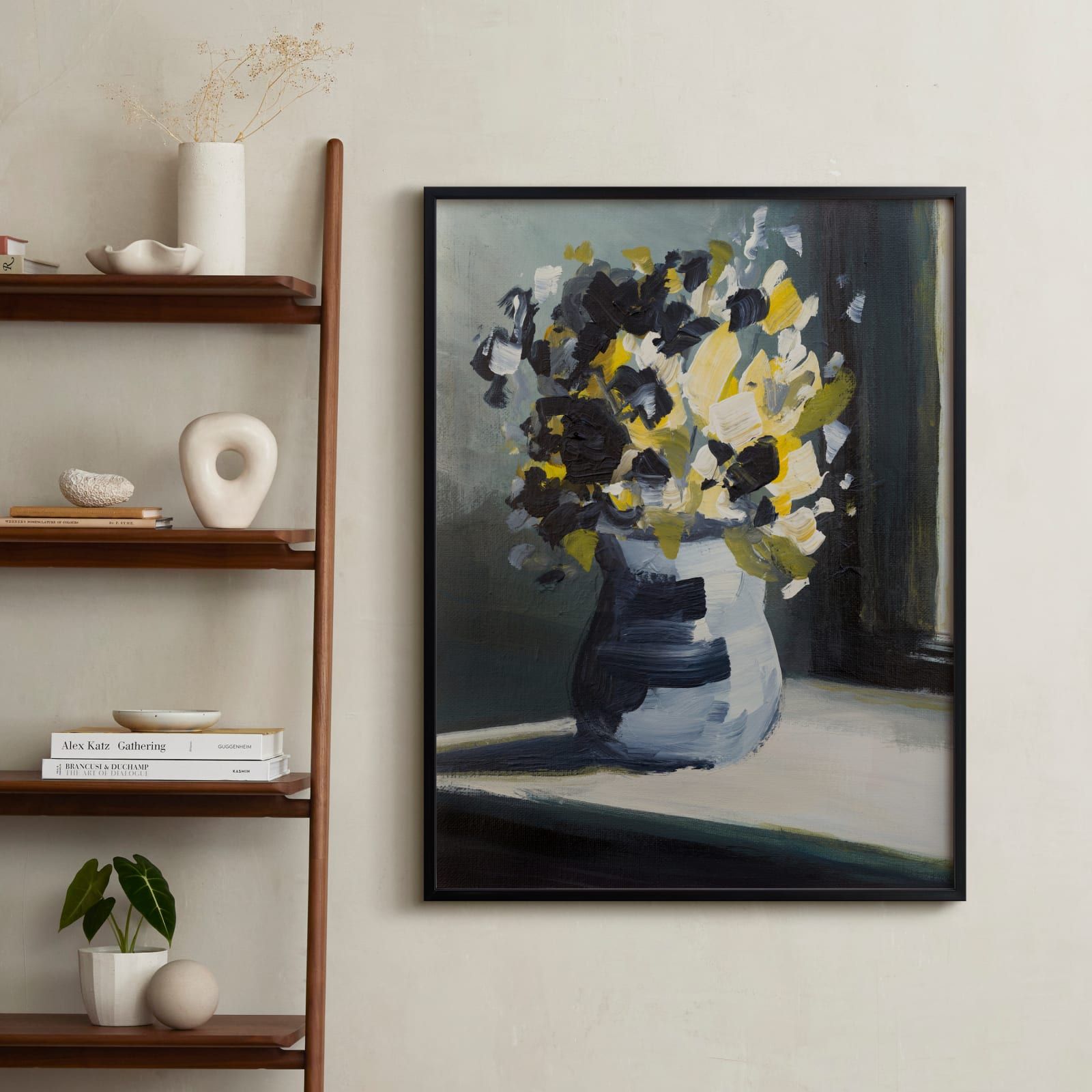 "A Floral Mood" - Painting Limited Edition Art Print by Jen Florentine. | Minted