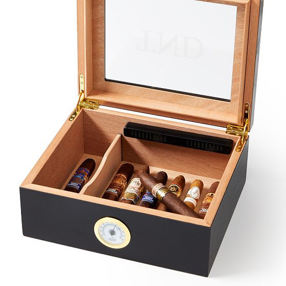 Wood Cigar Humidor | Mark and Graham