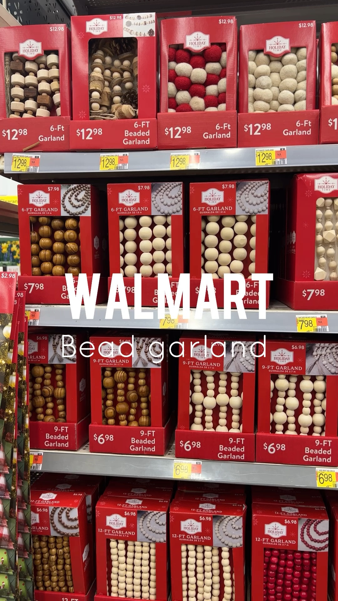 @walmart has the cutest affordable holiday bead garland 

#LTKHoliday #LTKSeasonal #LTKhome