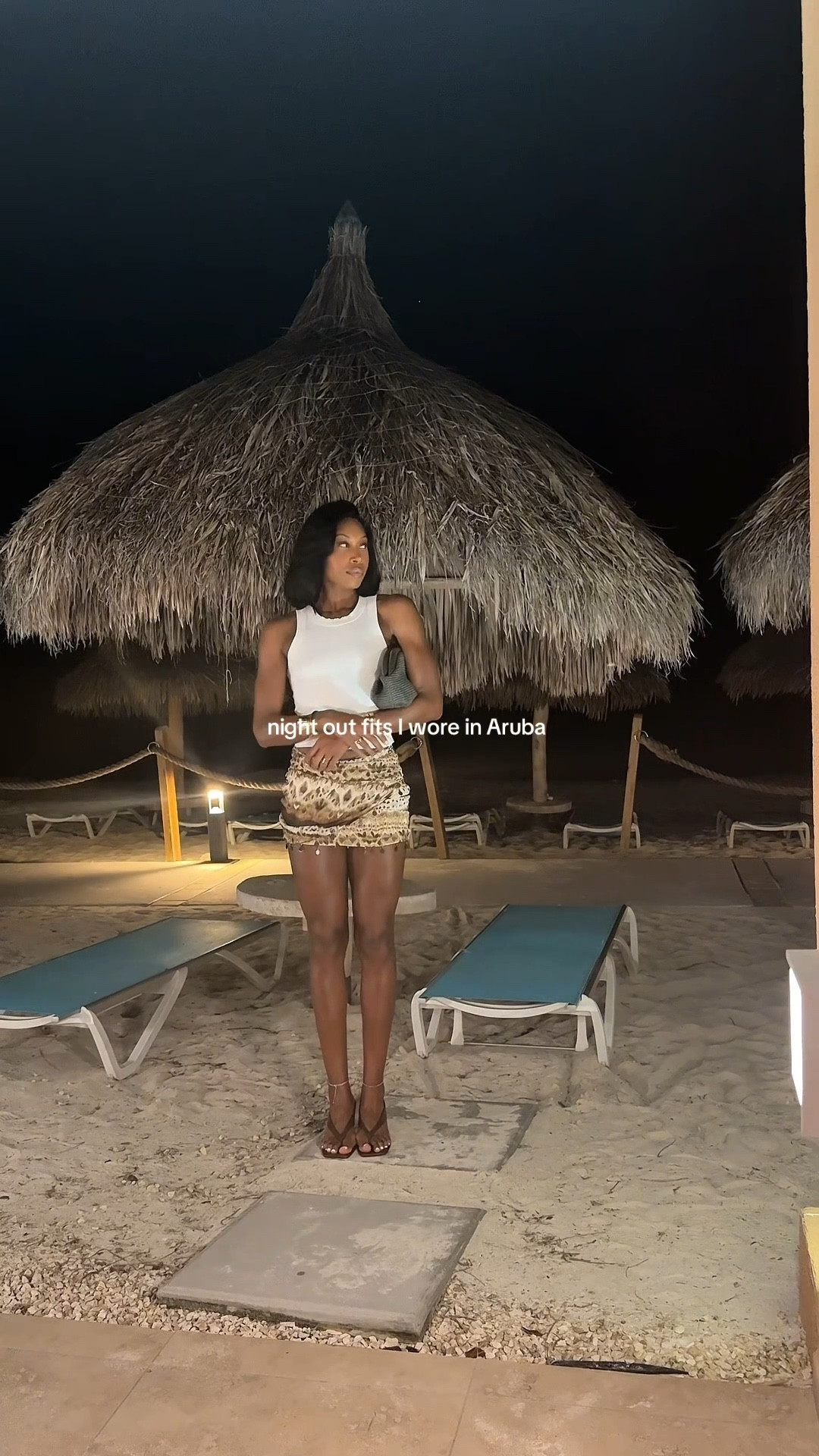 My vacation night outfit rotation in Aruba 🤎 

Wearing size M in both Naked Wadrobe pieces. Could’ve gotten away with a small since the back was out 

#LTKootd #LTKTall #LTKTravel