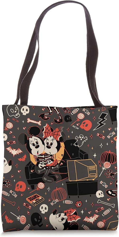 Disney Mickey Mouse & Minnie Mouse Scary Sweet Halloween Tote Bag | Amazon (US)