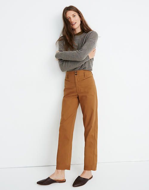 Tapered Pants: Pieced Yoke Edition | Madewell