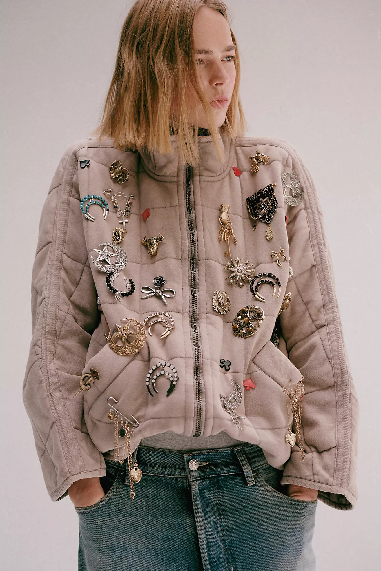 Dolman Quilted Knit Jacket | Free People (Global - UK&FR Excluded)