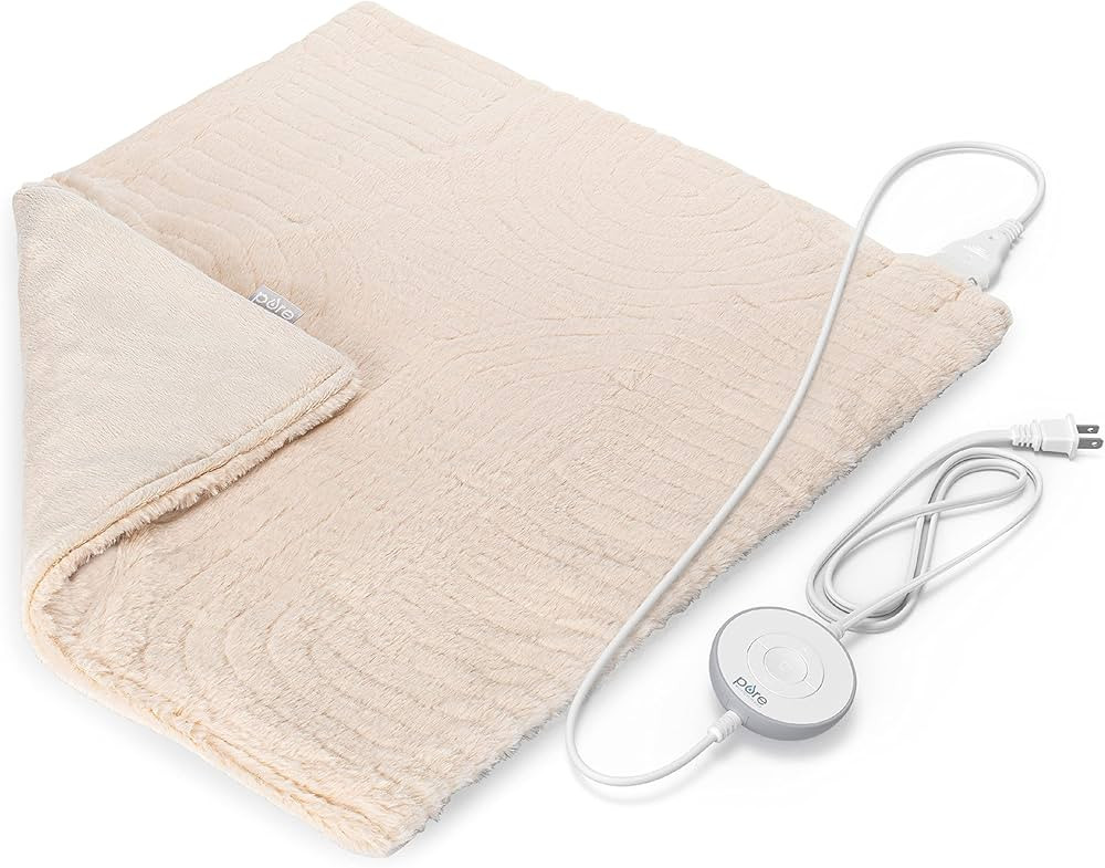 Pure Enrichment® PureRadiance™ Ultra-Wide Luxury Heating Pad for Cramps & Back Pain Relief, Pa... | Amazon (US)
