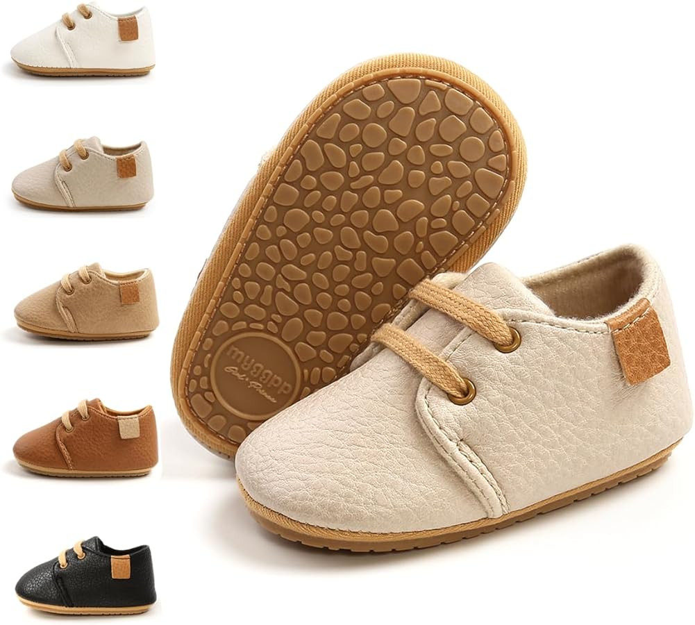 Meckior Baby Booties Newborn Infant Unisex Baby Girls Boys Velvet Rubber Anit-Slip Sole Shoes Tod... | Amazon (US)