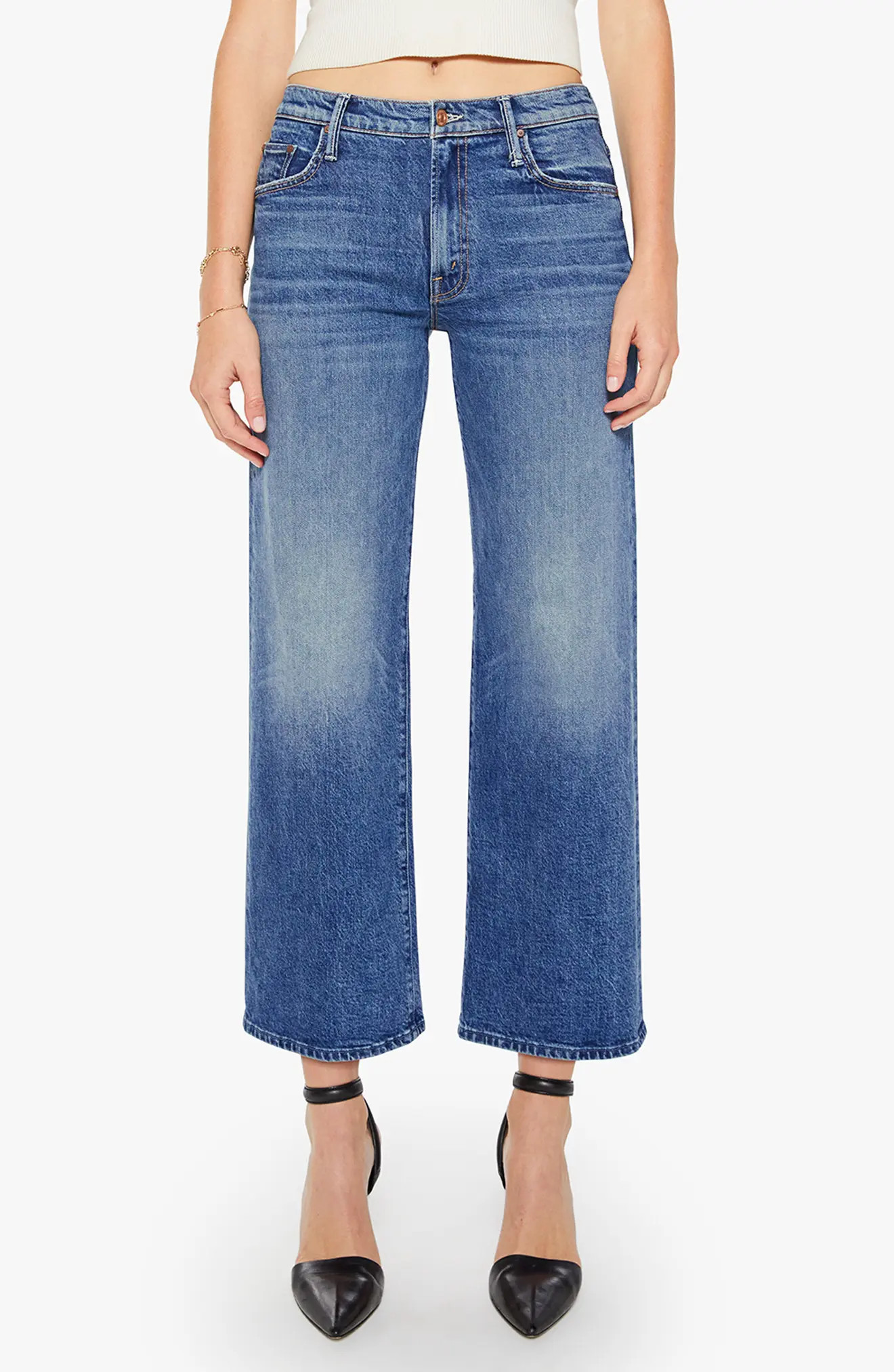 The Maven Mid Rise Flood Jeans (Women) | Nordstrom | Nordstrom