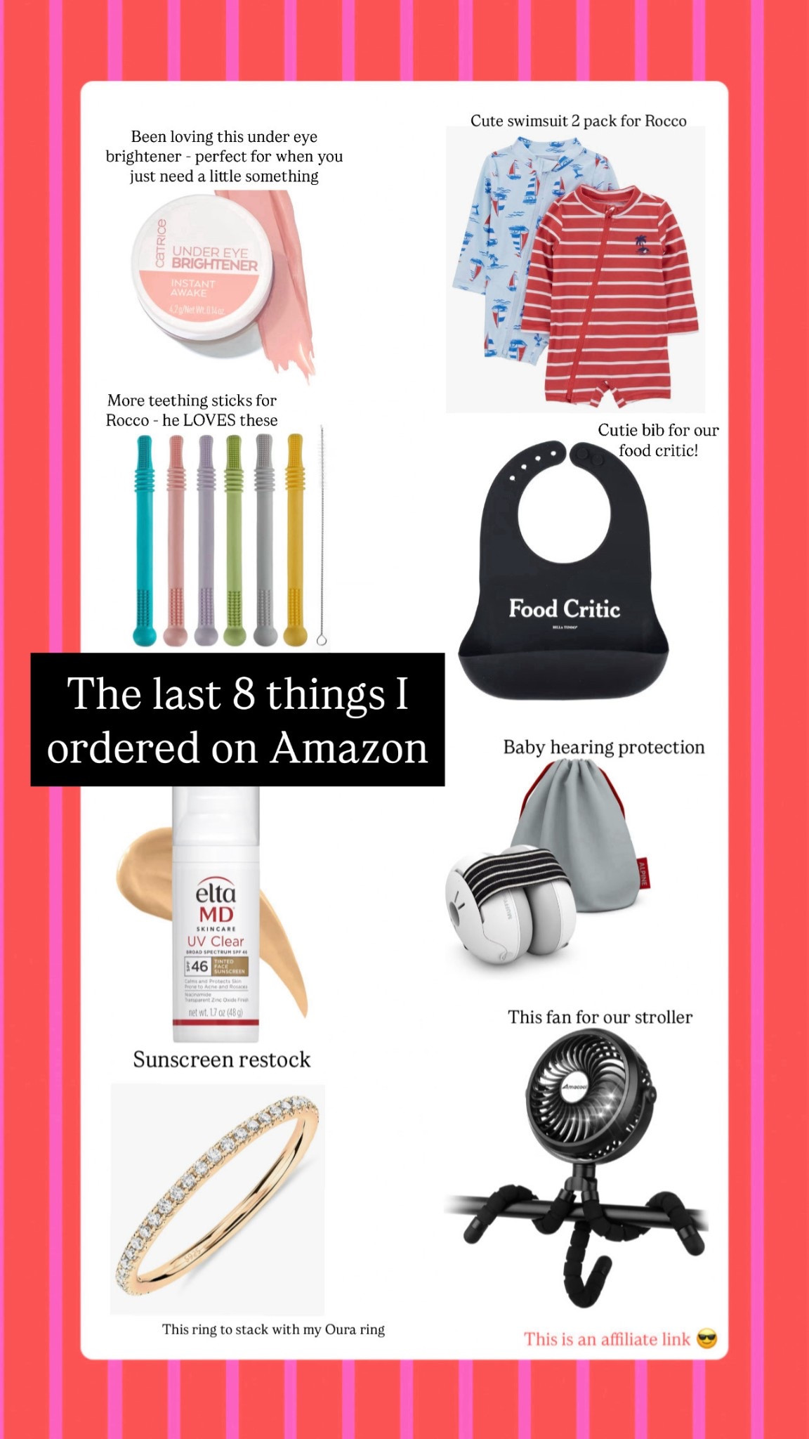 The last 7 things I ordered on Amazon! 

#LTKBaby #LTKSummerEdit #LTKSeasonal