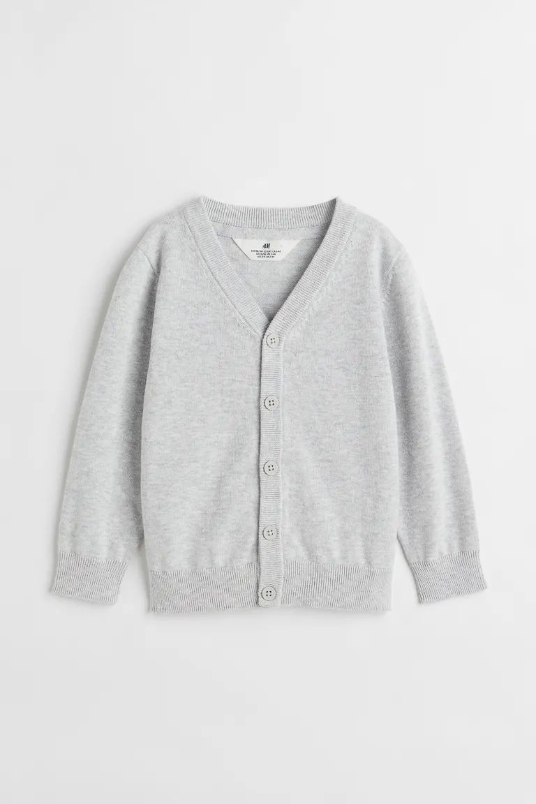 Fine-knit Cotton Cardigan | H&M (US)