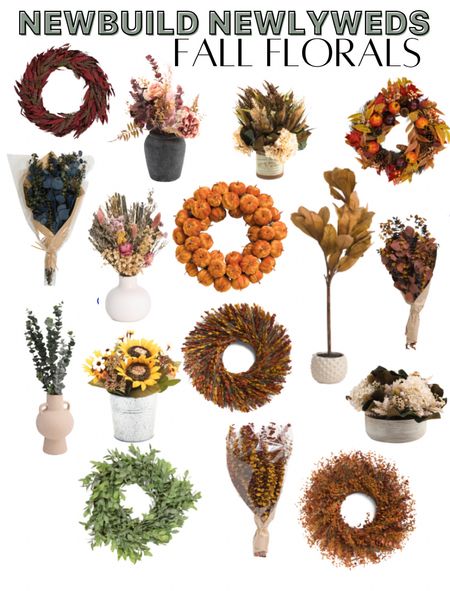 Using fall floral arrangements and wreaths is one of my favorite ways to decorate for the season! 

#LTKunder50 #LTKhome #LTKSeasonal