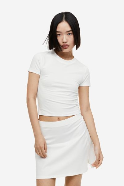 2-pack Crop T-shirts | H&M (US + CA)