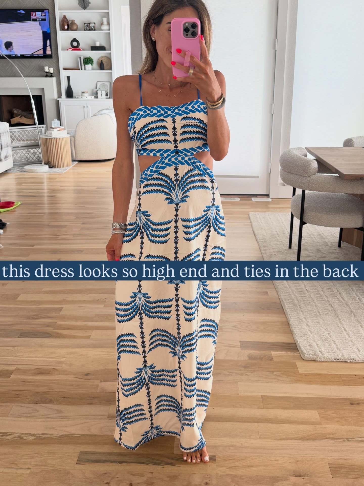 Maxi dress with tie back petite friendly 

#LTKPetite #LTKTravel