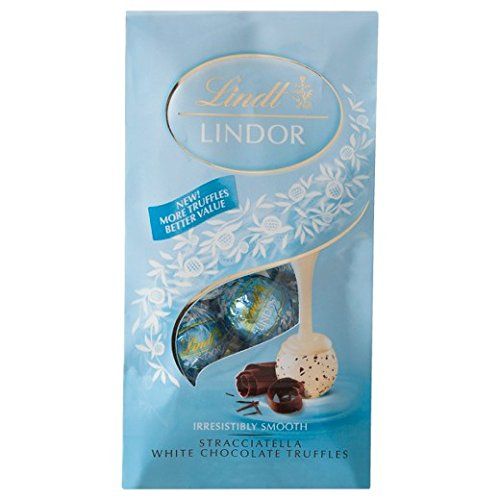 Lindt Lindor Truffles Stracciatella White Chocolate Shell with Cocoa Pieces with Smooth Filling 5... | Amazon (US)