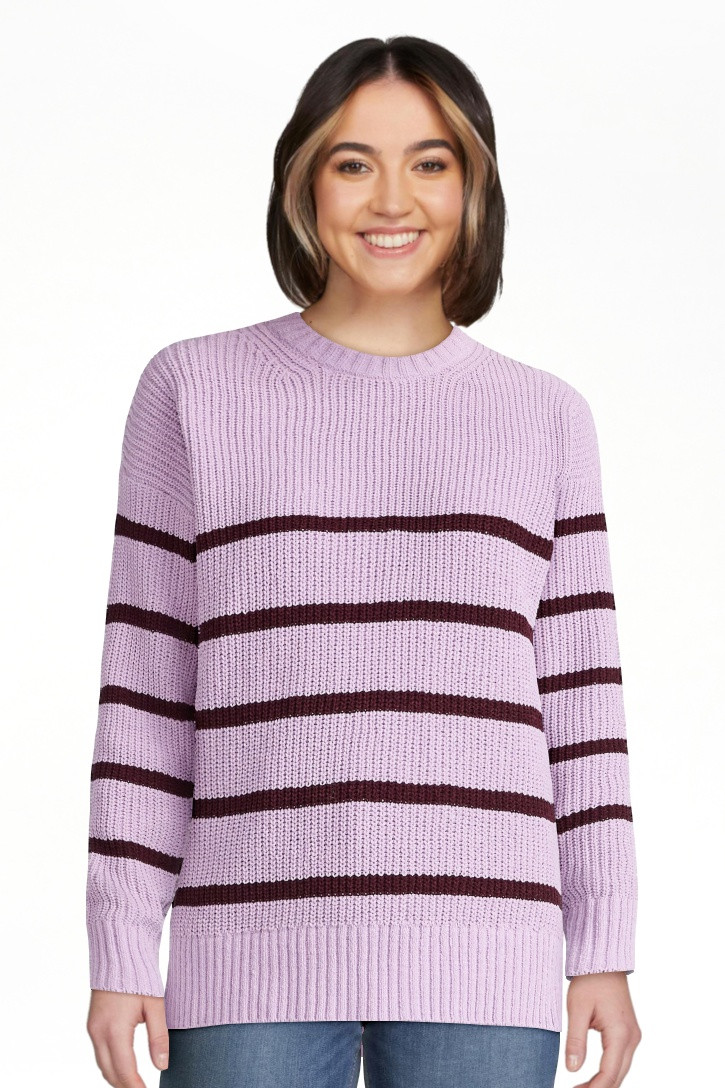 Time and Tru Women's Chenille Sweater with Long Sleeves, Mid-weight, Sizes XS-XXXL - Walmart.com | Walmart (US)