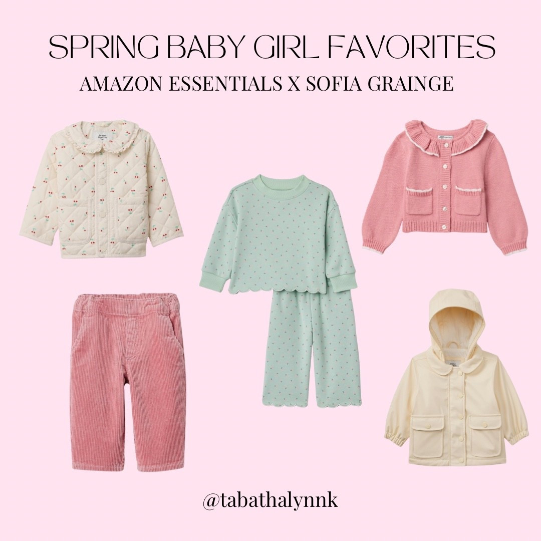 The entire Amazon Essentials x Sofia Grainge is absolutely ADORABLE! But these are my top 5 picks for baby girl this spring! 

#LTKmomlife #LTKBaby #LTKSaleAlert