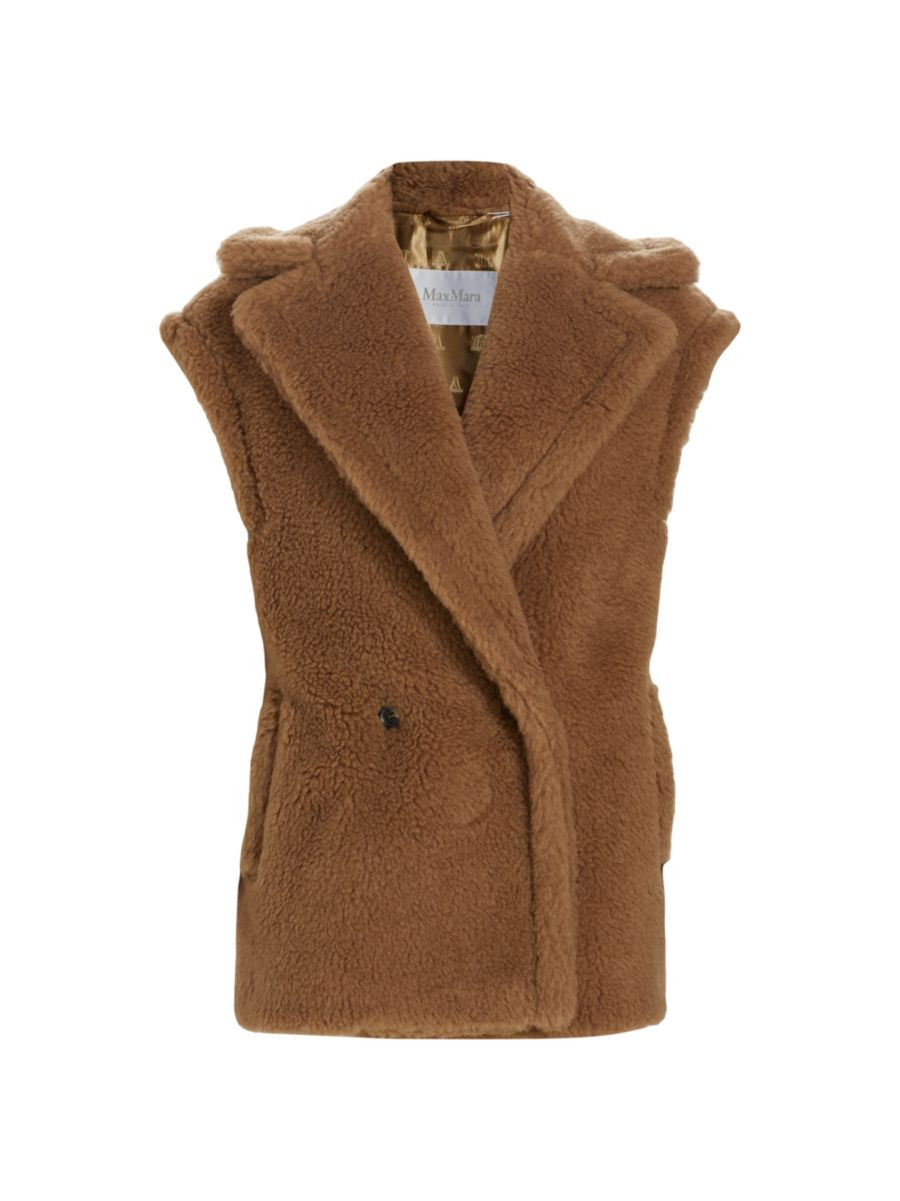 Max Mara Teano Oversized Teddy Vest | Saks Fifth Avenue