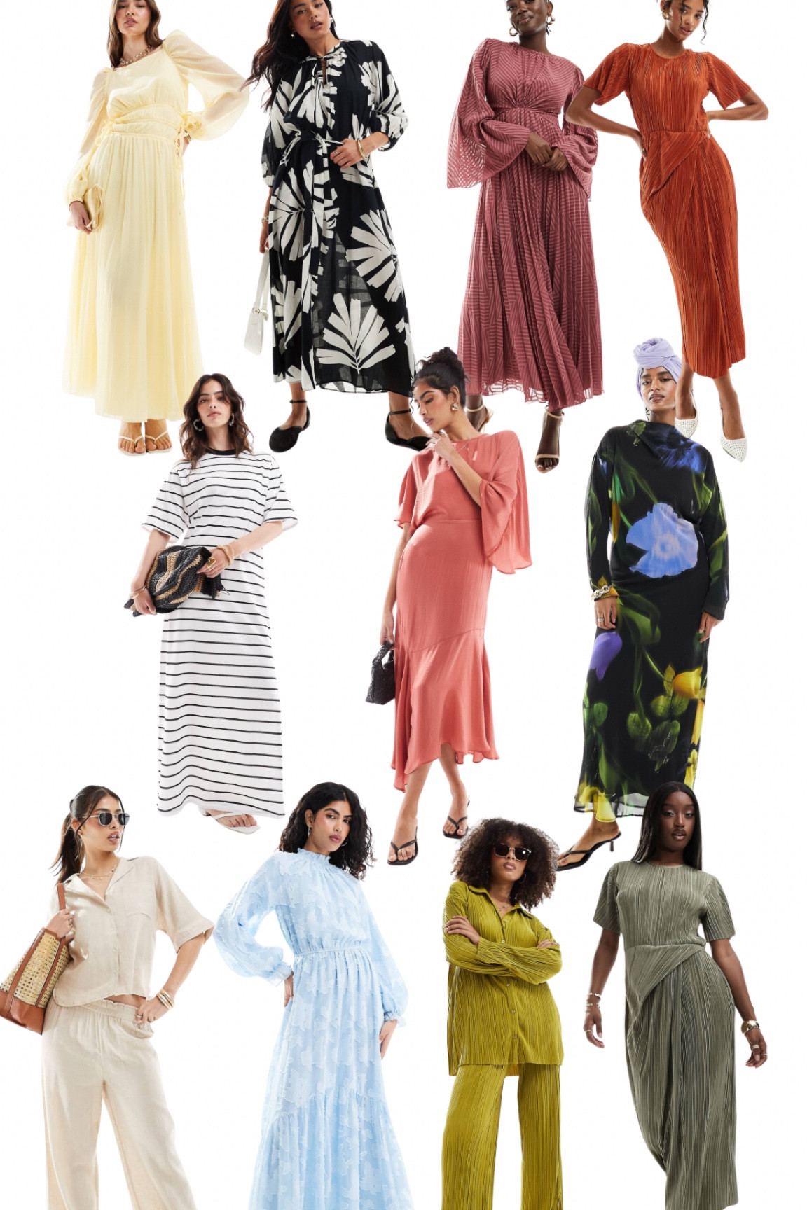 Asos, summer sale, maxi dress, summer dress, modest dress, graduation dress, wedding guest dress, butter yellow dress, coord set, modest coord 

#LTKeurope #LTKsalealert #LTKSeasonal