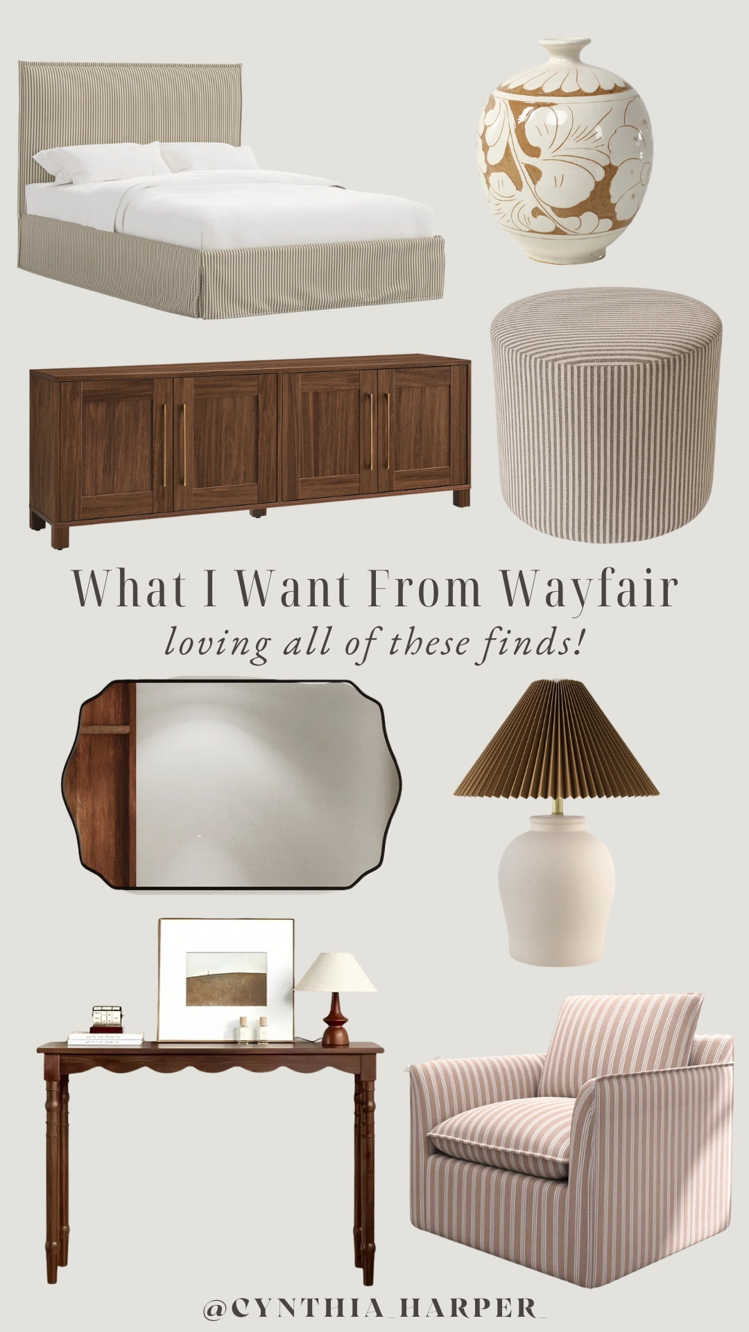 Rounded up some furniture finds + cute home decor from Wayfair! 

#wayfairhome #ltkhome #ltkstyle 

 