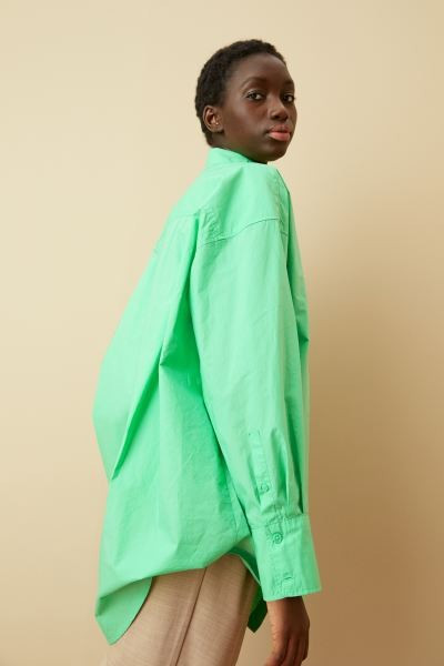 Oversized Cotton Shirt | H&M (US + CA)
