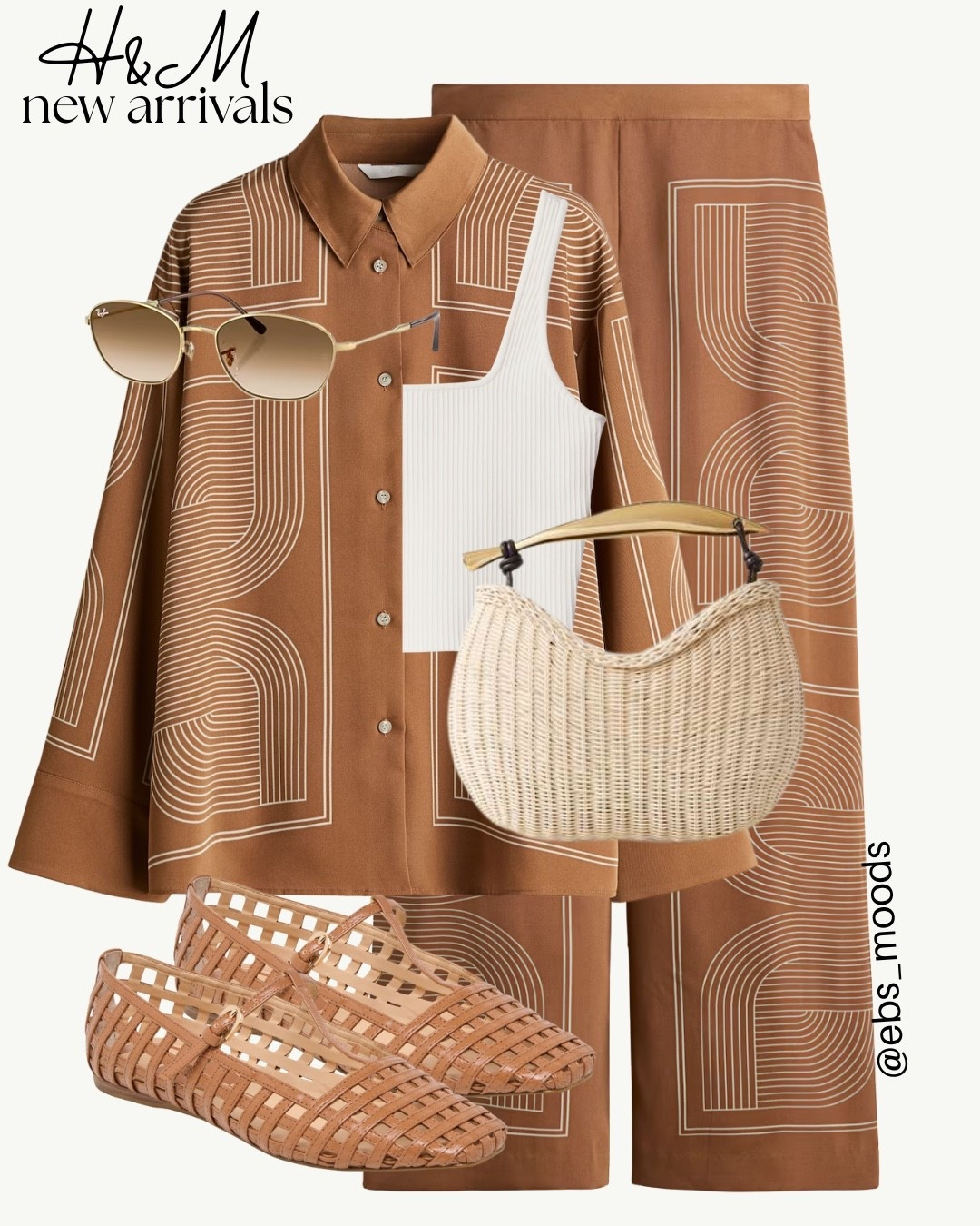 Neutral summer outfit from H&M.

Raffia handbag, brown flats

#LTKSeasonal #LTKStyleTip #LTKFindsUnder50