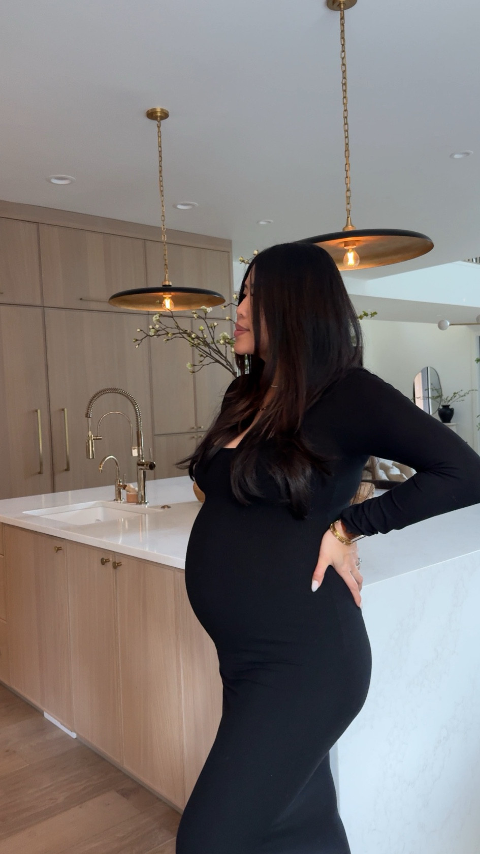 Skims dupe - my
Favorite Amazon dress  that’s bump
Friendly - I got large 


Lip combo: 
kind words lip liner (wise) +  
Pillow talk pink nude liquid lipstick
Topped with Patrick Ta plumping lipgloss 

37 weeks pregnant 

#LTKbaby #LTKbump #LTKfindsunder50