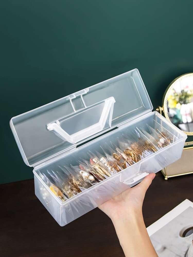 1pc Portable Jewelry Box & 10pcs Storage Bag | SHEIN