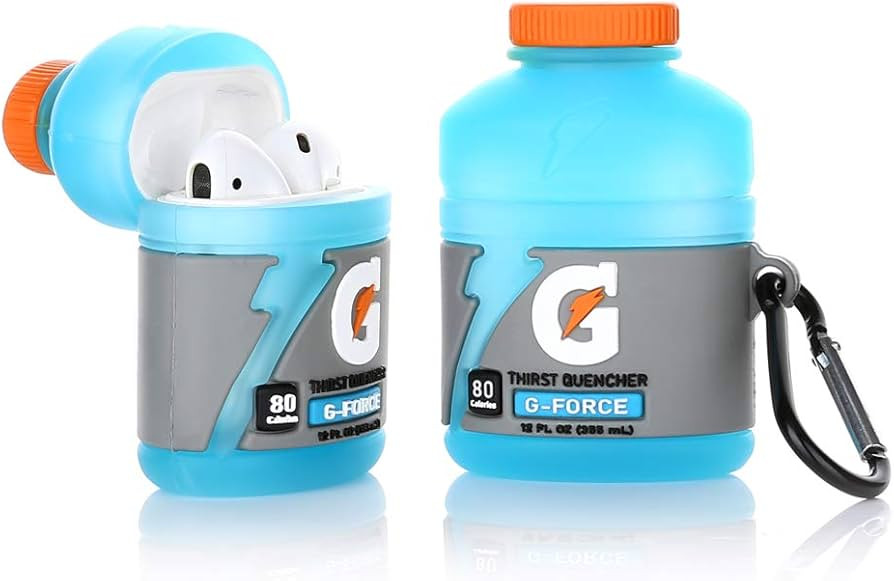 Case for AirPods 2nd/1st Generation Earbuds, Suublg Silicone Cartoon Case Protective Shockproof C... | Amazon (US)