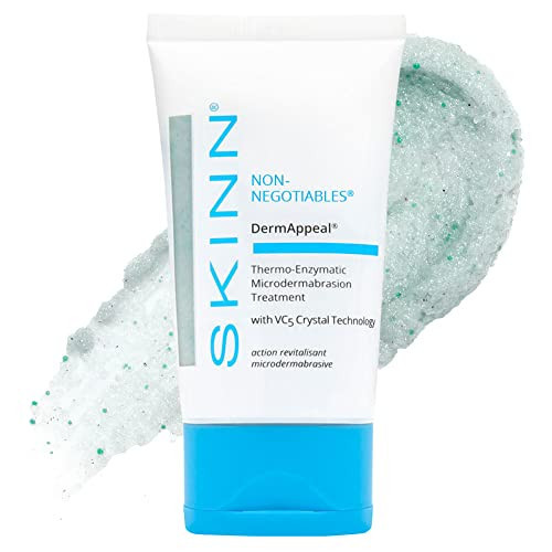 SKINN DermAppeal® Microdermabrasion Treatment for Smoother, Brighter, and Clearer Skin, 2oz - Exfoliating Facial Scrub Removes Dead Skin and Smooths Wrinkles and Fine Lines for Flawless, Glowing Skin | Amazon (US)