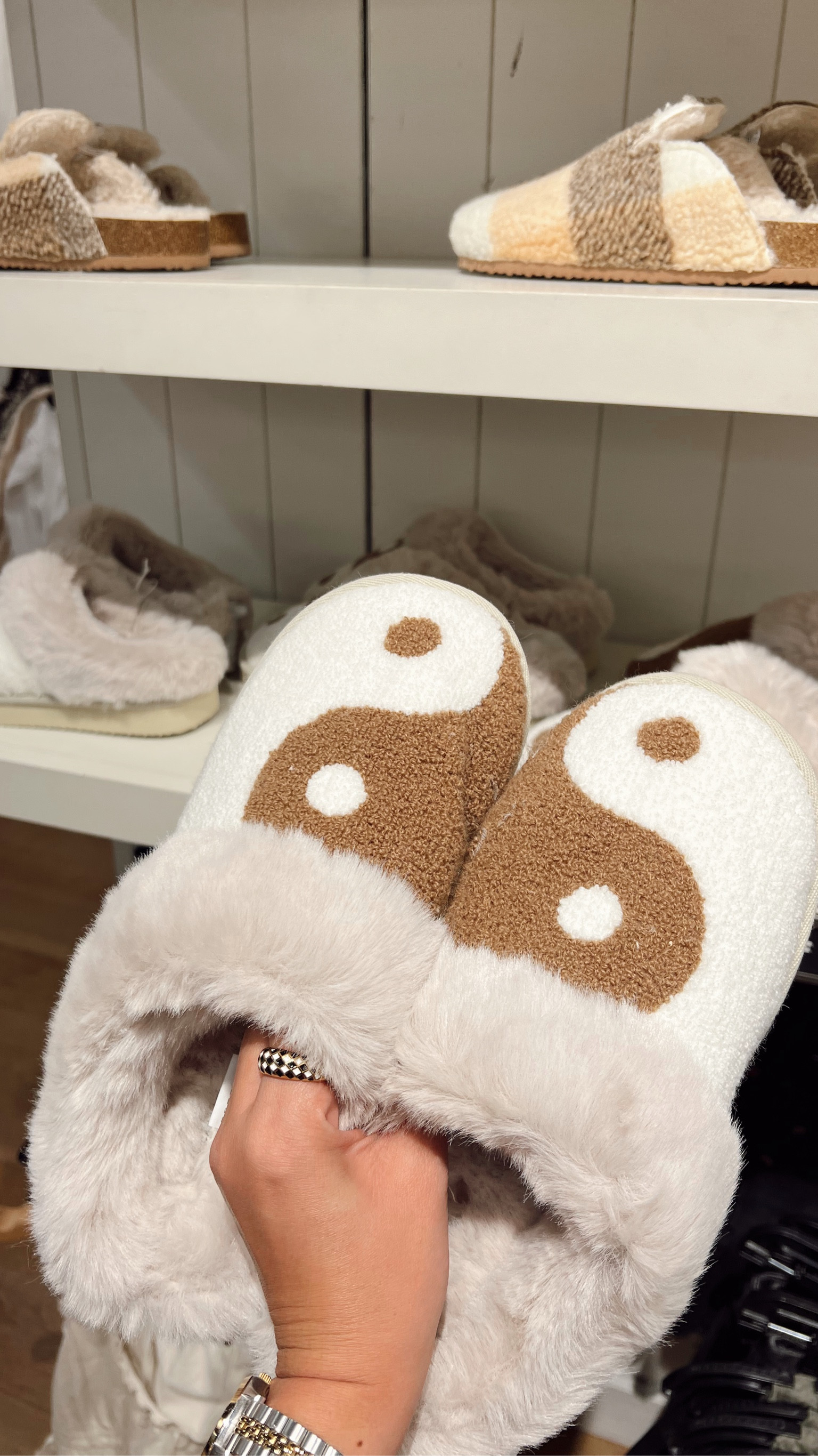Super cute fluffy slippers for fall! Would make a good Christmas gift!

#slippers 

#LTKshoecrush #LTKSeasonal #LTKHoliday