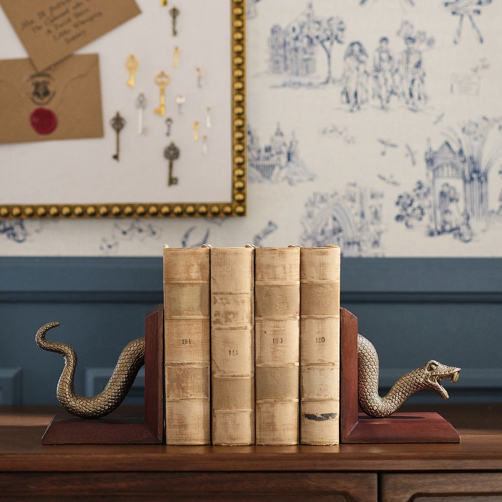 Harry Potter™ Nagini™ Bookends - Set of 2 | Pottery Barn Teen
