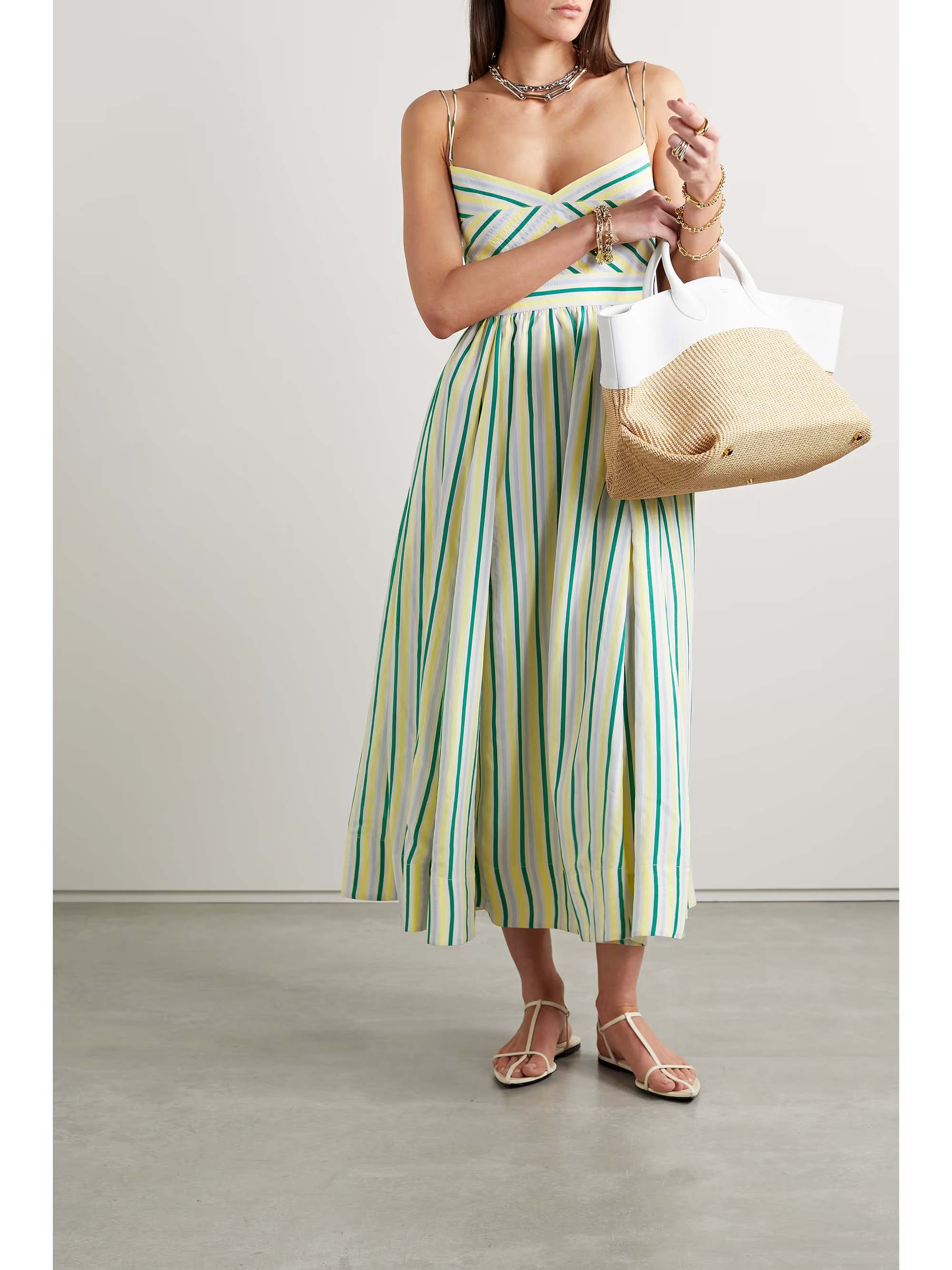 Tracy striped voile maxi dress | NET-A-PORTER (US)