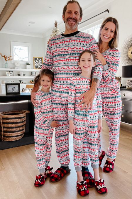 Now that Thanksgiving is over, we are in full on holiday mode over here! And there’s just nothing that gets us into the holiday spirit like our traditional matching family pajamas. It was time for us to get new pairs, (these kids just keep on growing!) so of course I turned to Walmart to find the perfect pajamas for the whole family.



#LTKHoliday #LTKSeasonal #LTKfamily