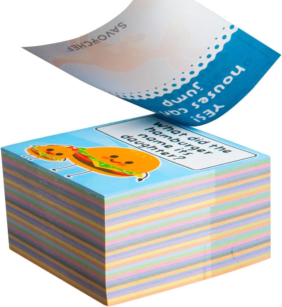 450 Joke Notes for Kids - Lunch Box Notes for Kids - Inspirational Motivational Notes for Children - Jokes and Puns for Boys and Girls - Great for Parties, Schools, Bake Sales, Picnics | Amazon (US)