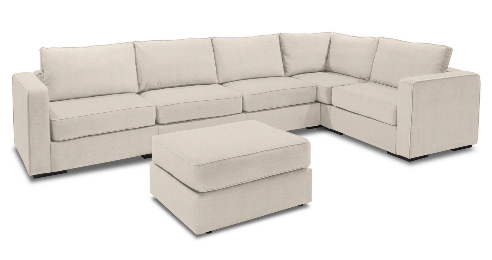 Large Chaise Sectional Sofa with Ottoman | The Lovesac Company