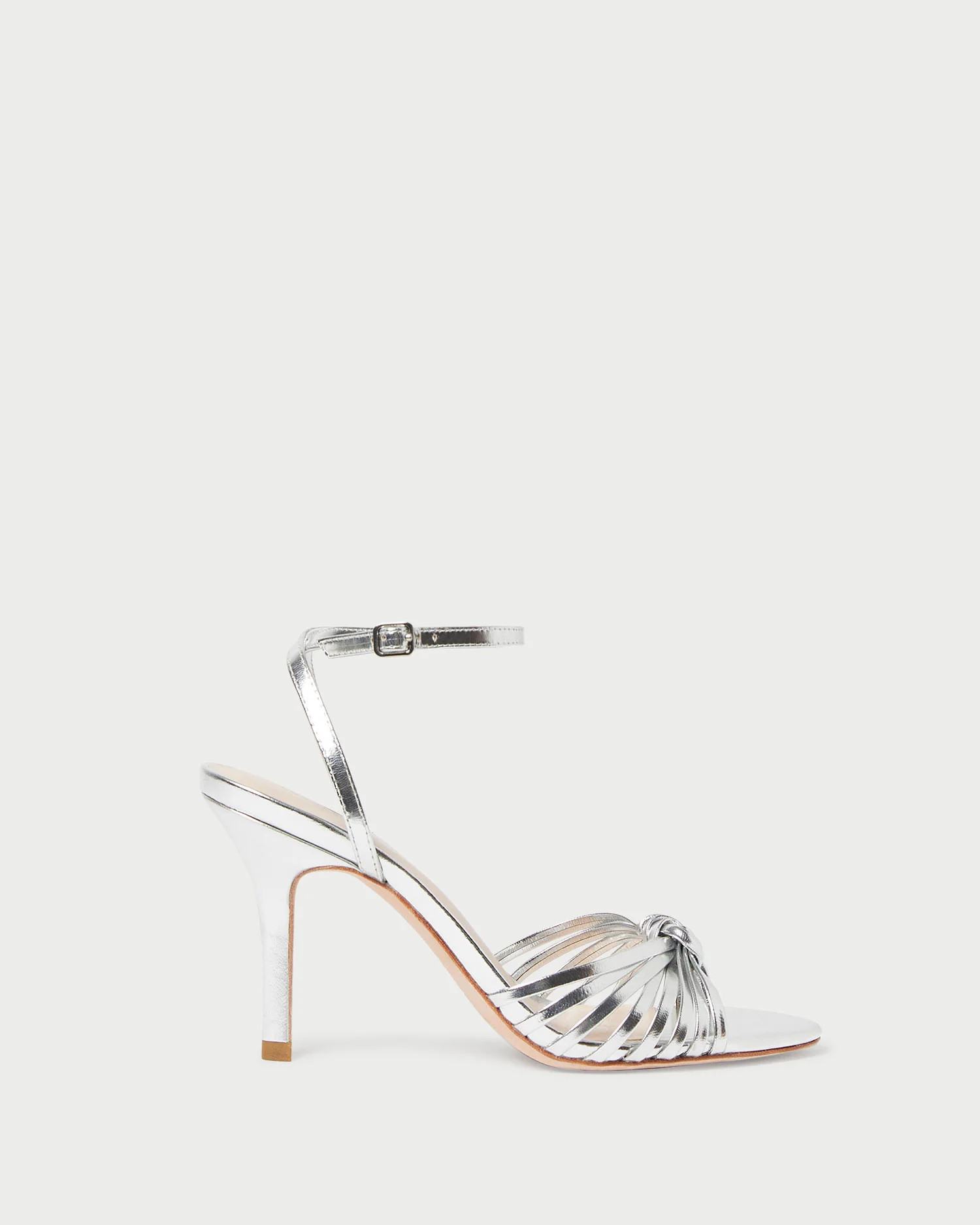 Ada Silver Knot Heeled Sandal | Loeffler Randall