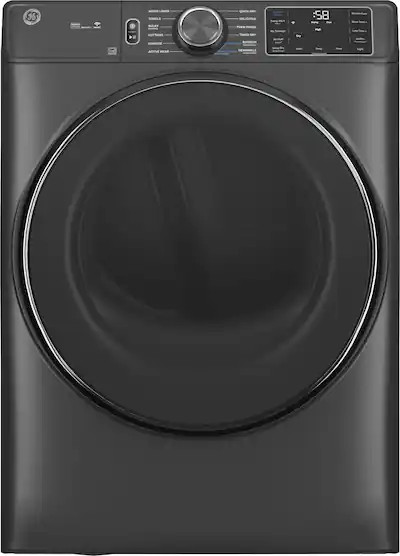 GE - 7.8 Cu. Ft. Stackable Smart Electric Dryer with Steam - Carbon Graphite | Best Buy U.S.