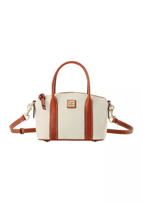 Dooney & Bourke Pebble Grain Small Madeline Satchel, White | Belk