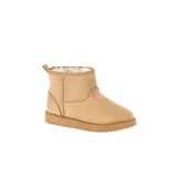 Wonder Nation Little and Big Girls' Faux Shearling Boots | Walmart (US)